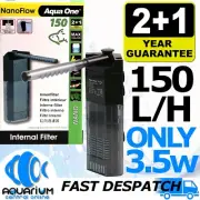 Aqua One NanoFlow 150 LH Internal Filter 3.5w Aquarium Fish Tank Tropical Shrimp