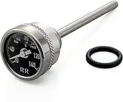 Daytona RR 32668 Motorcycle Oil Thermometer GB350/S (21-22) Dedicated RR Dip Stick Oil Thermometer, Black