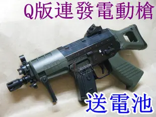 UHC SIG550電動槍-連發 送電池(BB槍BB彈玩具槍長槍短槍模型槍步槍衝鋒槍軍用卡賓槍聲光槍