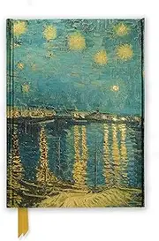 Foiled Journal #11 Starry Night Van Gogh