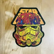New Star Wars Storm Trooper 3 x 2.5" inch Matte Vinyl Retro Sticker Decal
