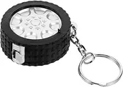 Uonlytech Sublimation Keyring Blanks Mini Tape Measure Keychain Fashionable Key Holder with Accurate Measuring Tool for Quick Measurements and Personal Decoration