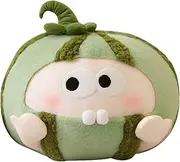 Food Plush,Watermelon Plush Doll - Eye-Catching Cute Funny Doll for Boy Decoration Men Girl Women Kid Home Sofa