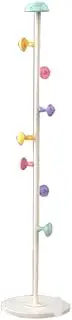Coat Hanger Rack 7 Hooks Metal Stand for Bedroom with Round Mushroom Small Footprint and Stable Base for Hanging Winter Coats (#4)