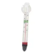 AIMALL Compact Suction Cup Thermometer for Fish and Turtle Tanks, Reliable Wa...