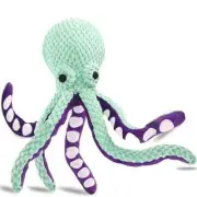 Durable Sound Plush Octopus Dog Toy - Interactive Fun for Small and Large Dogs