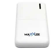 Maxxlee 10000mAh Power Bank Dual USB Output White