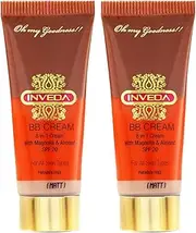 Inveda BB 8 In 1 Matt Cream For Hydrated Moisturized And Toned Skin with Natural Ingredients (Pack of 2), (2*15 ml)