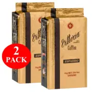 2 x Vittoria Espresso Ground Coffee 1kg