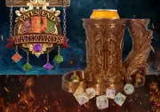 BARBARIAN Tankard Dice Tower & Vault; Pop-Beer Can Stein Flagon Mug Insert TTRPG
