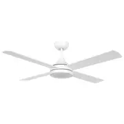 Stradbroke DC Ceiling Fan 48" With LED Light Matt White - 20491601