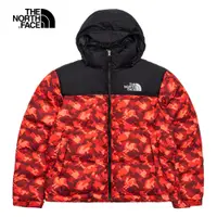 在飛比找PChome24h購物優惠-【新年款】The North Face北面男款紅色兔紋迷彩防