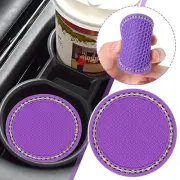 4PCS Car Bling Cup Holder Coaster Anti-Slip Insert NEW Pads Coaster R1M9