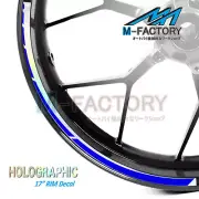 Blue J03 17 inch Decals Stickers Rainbow For SV1000 S 2003-2007 07 06 05 04