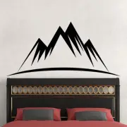 Wall Decal Mountain Decals Nursery Room Decor Sticker Bedroom Decor Art AR360