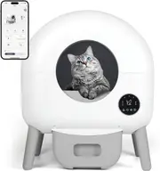 Advwin Large Self Cleaning Automatic Cat Litter Box Smart Cat Litter Box WiFi, App Remote Control, 90L Large Capacity