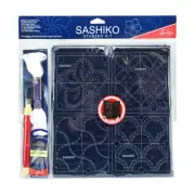 Quilting Patchwork Sewing Sashiko Starter Kit Templates and Cloth