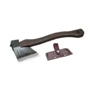 Japanese Hand Forged Hatchet 14in Axe w/ Leather Sheath Made in Japan Camping