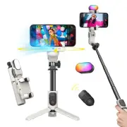 AOCHUAN Gimbal Stabilizer for iPhone Sefie Stick Tripod with Auto Face Tracki...