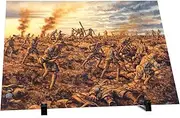 Limited Edition The Battle Of Lone Pine Aluminum Print Limited To 250 Prints By Drew Harrison | Crafted From 3mm Aluminum | Includes Stand And Hooks For Easy Display | Ideal For Home Or Office Décor