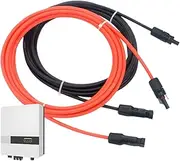 Solar Panel Cable, 1M Solar Panel Cables, Stable 1M Wire with Protective Design for Car Photovoltaic Systems Home RVs Outdoor Use