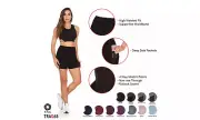 NWT RAG TRAQ65 Women's Active Shorts M (6-8) Spacedye Heather Grey