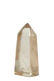 Smoky Citrine Crystal Point - Polished Natural Citrine Crystal Tower Brazil #14