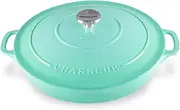 Chasseur Round Casserole, 30 cm / 2.5 Litre, Peppermint - Made in France