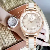 在飛比找momo購物網優惠-【NATURALLY JOJO】珍珠母貝 陶瓷時尚腕錶-閃耀