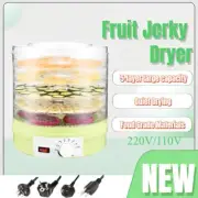 350W 5 Tier Home Intelligent Food Dehydrator ABS Fruit Jerky Dryer Drying 35-70℃
