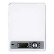 Food Scale 11lb Digital Kitchen White Scale Weight 1g/0.1oz With Rotary Switch