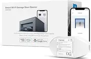Meross Garage Door Opener, WiFi Smart Door Remote, Compatible with Alexa, Google Home and SmartThings, Remote Control, Voice Control and Time Function