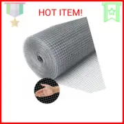 Land Guard 19 Gauge Hardware Cloth, 1/2 inch Chicken Wire Fence, Galvanized Weld
