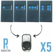 5 x SEAV TXS1 TXS2 TXS3 TXS4 TXS TX6 Garage/Gate Compatible Remote 433.92