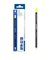 Staedtler 108 20-1 Lumocolor Glasochrom Permanent Yellow Pencil EACH B351