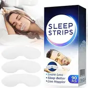 Mouth Tape for Sleeping Sleep Tape,90PCS Better Nose Breathing Snoring Transparent Pain-Free Removal & Hypoallergic Tape for Sleeping