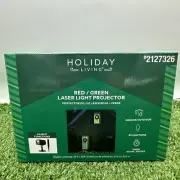 Laser Projector Red & Green Light Show, Steady, Twinkle, Timer Outdoor/Indoor