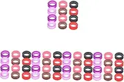 12pcs Silicone Finger Rings for Grooming - Non-Slip Scissor Finger Rings for Hairdressing & Pet Care Soft Durable and Comfortable Accessories in Assorted Colors