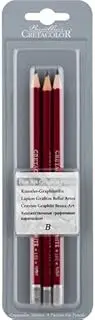 Cretacolor Creos Graphite Pencil B (Pack of 3) 160 01 X3