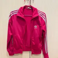 在飛比找蝦皮購物優惠-愛迪達 桃紅色外套 Adidas 三葉草 女生外套 粉紅色 