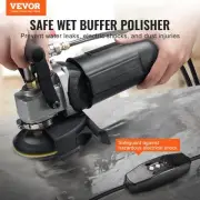 4 Inch Electric Wet Stone Polisher 6 Speed With 7 Polishing Pads for Granite