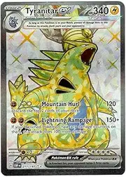 Pokemon - Tyranitar ex 211/197 - Obsidian Flames - Ultra Rare - Full Art