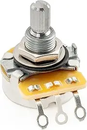 CTS 450 Series A500K Inch Size Fine 24-Spline Split Shaft Pot Audio Taper Potentiometer for Electric Guitar Bass