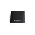 [BALENCIAGA] Credit Square Folded Coin Wallet i Black