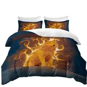 Fantasy Animal Art Phoenix Wolf Quilt Cover