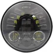 Motorcycle Headlight 5.75 inch Motorcycle LED Headlight Faro Moto Light Halo White DRL Angel Eyes For Dyna For Sportster Softail 5 3/4"LED Headlamp.