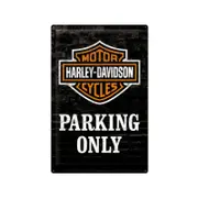 Nostalgic-Art XL Sign Harley-Davidson Parking Only