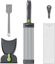 Meat Slicer Kitchen Multifunction Set, Manual Fresh Meat Cutter Food Slicer, Thickness Adjustable Stainless Steel Cleaver Meat Cleavers Kitchen Cutter Set for Beef, Pork, Lamb and Chicken