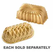 High Quality Nordic Ware Non Stick Aluminum Loaf Pan 6 Cups Capacity Gold