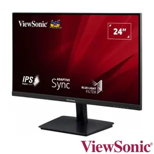 【ViewSonic 優派】VA2409-MH 24型 IPS 75Hz 護眼電腦螢幕(內建喇叭/3ms)